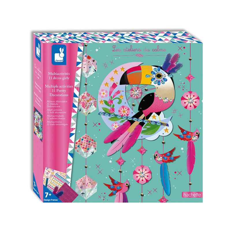 JANOD Coffret Multi-Activites 11 Decos Girly