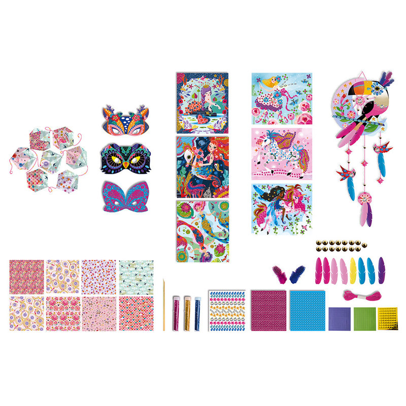 JANOD Coffret Multi-Activites 11 Decos Girly