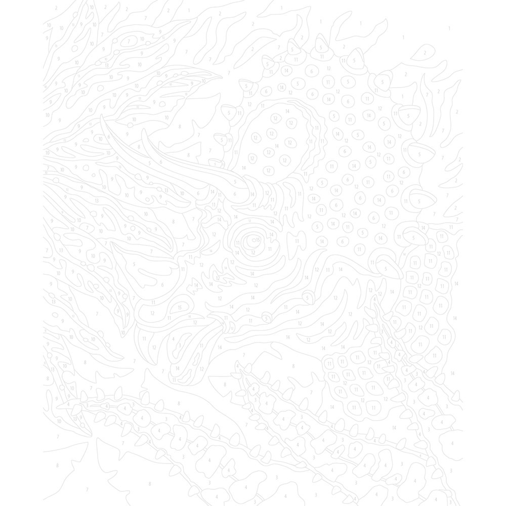 JANOD Peinture Au Numéro Aquarelle Dinosaures