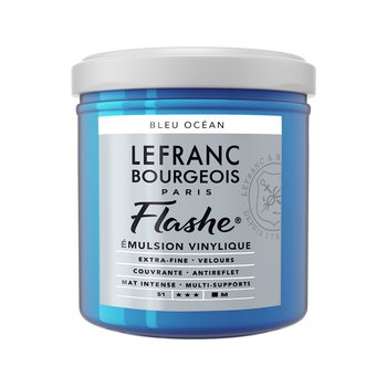 LEFRANC BOURGEOIS Flashe acrylique 125ml pot Bleu océan