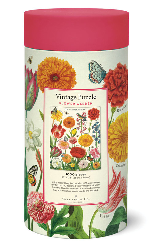 Puzzle Fleurs de printemps dans un vase vert, 1 000 pieces