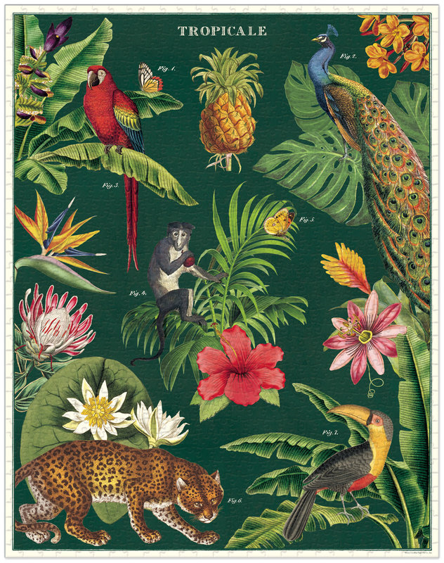 CAVALLINI & Co. Puzzle 1000 pieces 55x70cm tropical