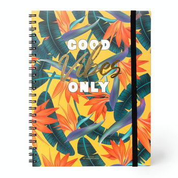LEGAMI 3-In-1 Spiral Notebook - Trio Spiral Notebook - Maxi Lined + Squared + Dotted - Tropical