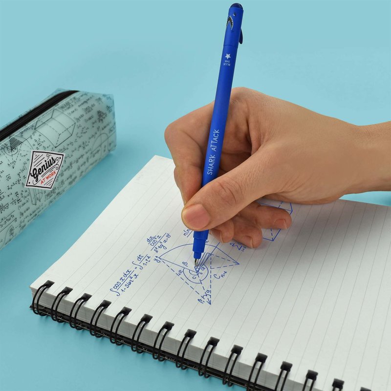 LEGAMI Stylo effaçable - Shark - encre bleue