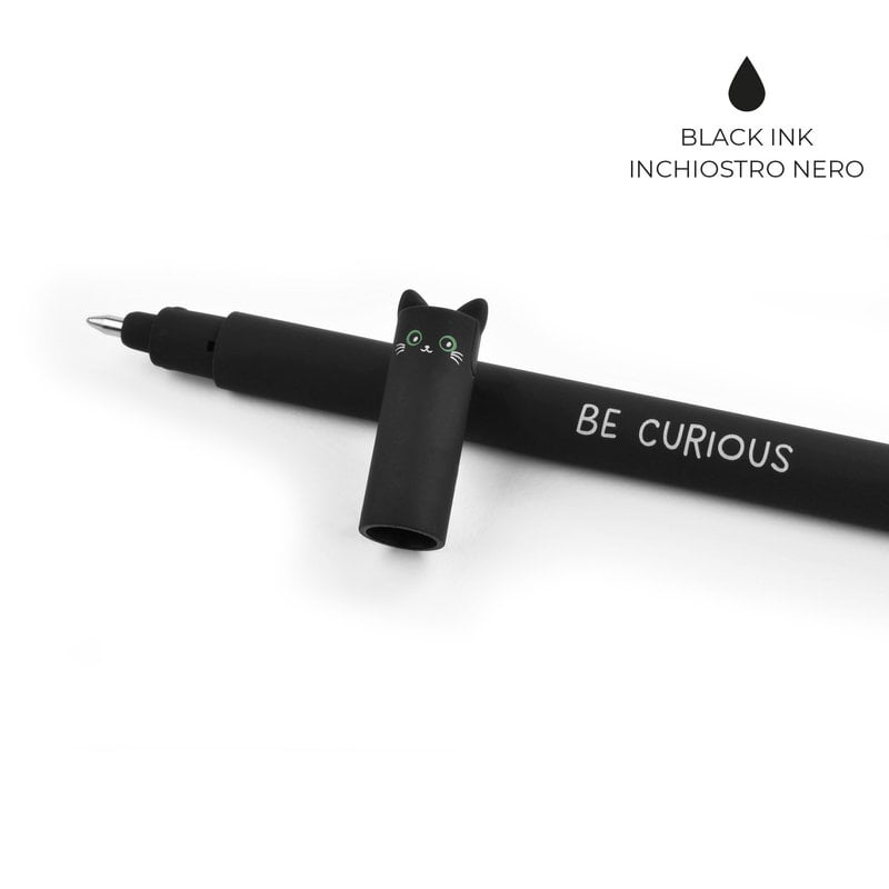 LEGAMI Erasable Pen - Cat - black ink