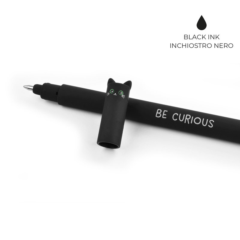 LEGAMI Stylo effaçable - Cat - encre noire