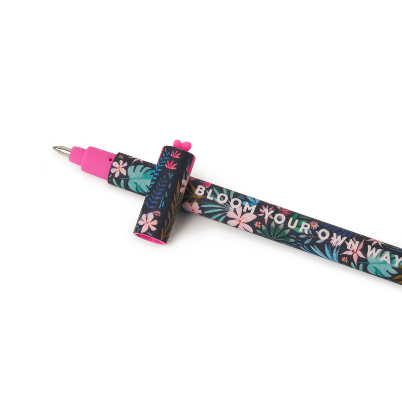 Stylo effaçable - Flora - encre violette - Papeterie Michel