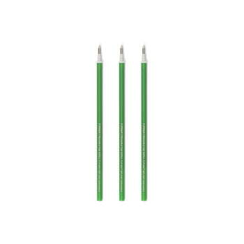 LEGAMI 3 Recharg. Stylo À Encre Gel - Erasable Pen Refills - Green