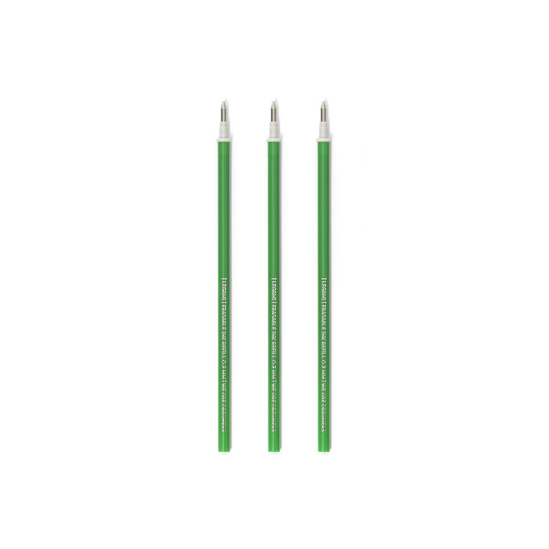 LEGAMI Erasable Pen Refill - Green - Pack 3 Pcs