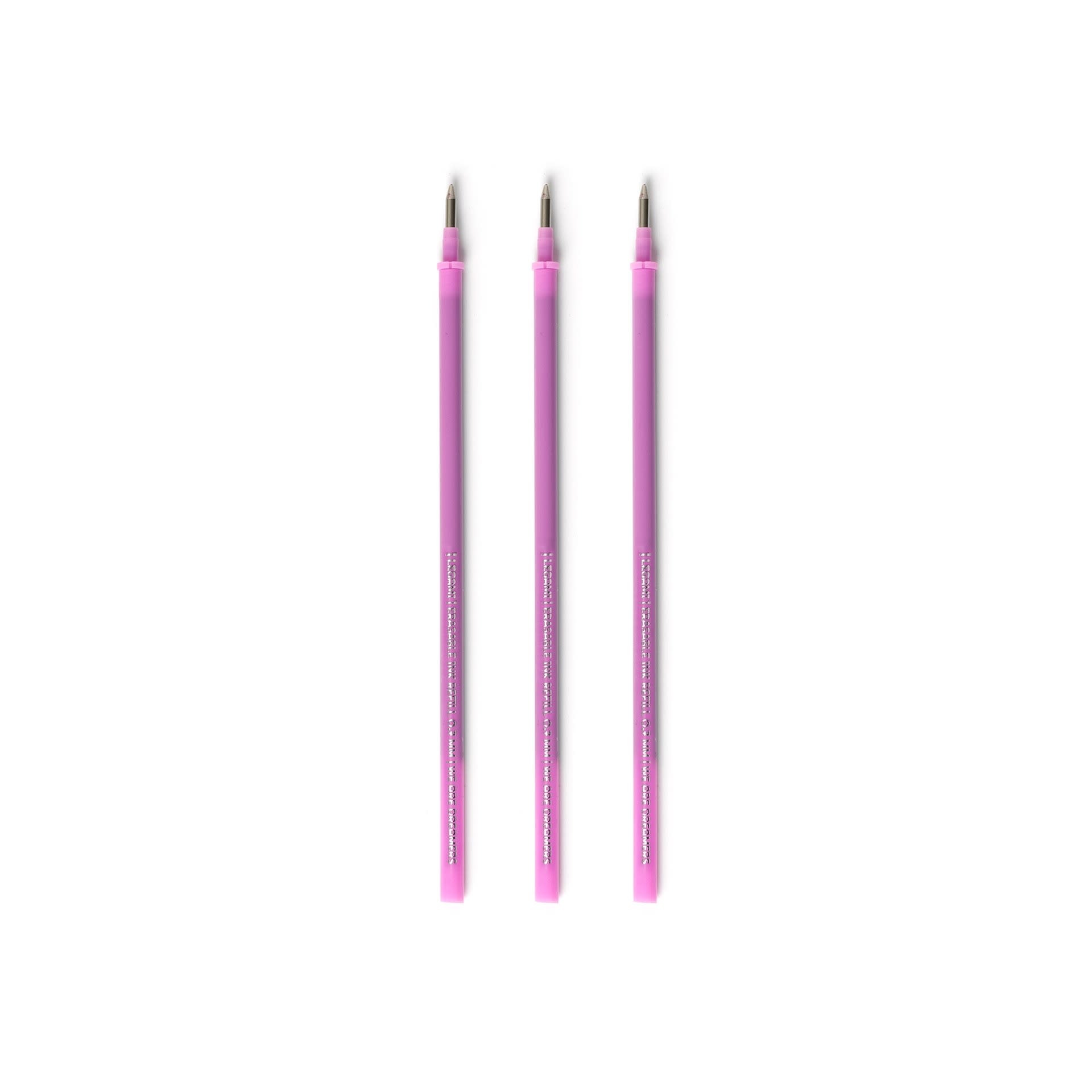 LEGAMI 3 Pcs  Erasable Pen Refills - Erasable Pen Refills - Purple