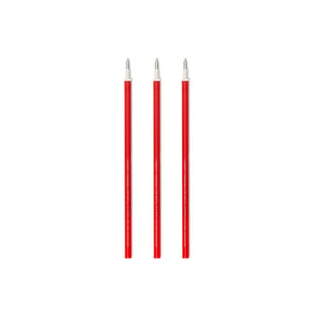 LEGAMI 3 Recharg. Stylo À Encre Gel - Erasable Pen Refills - Red