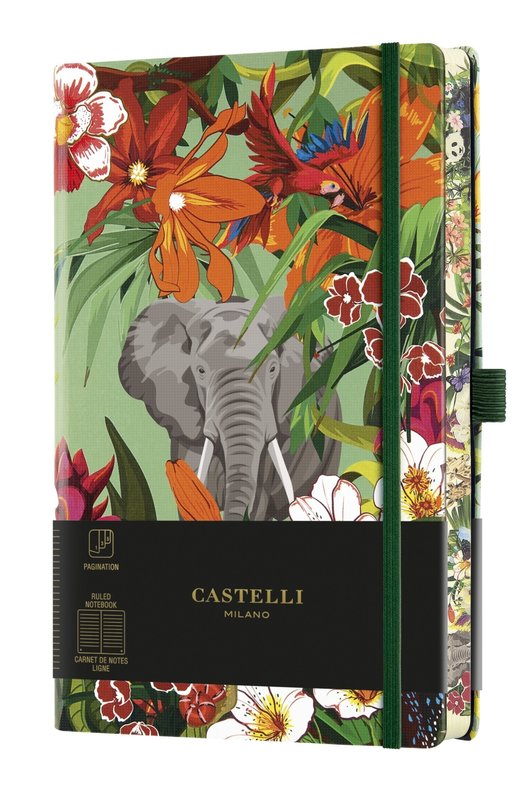 CASTELLI Carnet Eden Grand Format Ligne Elephant