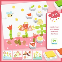 DJECO Tampons Avec Des Fleurs