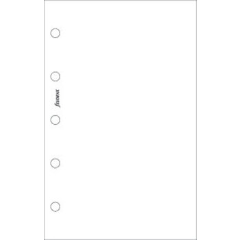 FILOFAX Feuilles de notes unies blanc Mini