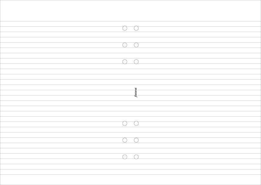 FILOFAX Bloc-Notes Blanc A5