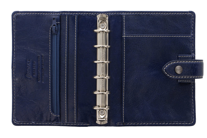 FILOFAX Malden Pocket Organizer - Navy