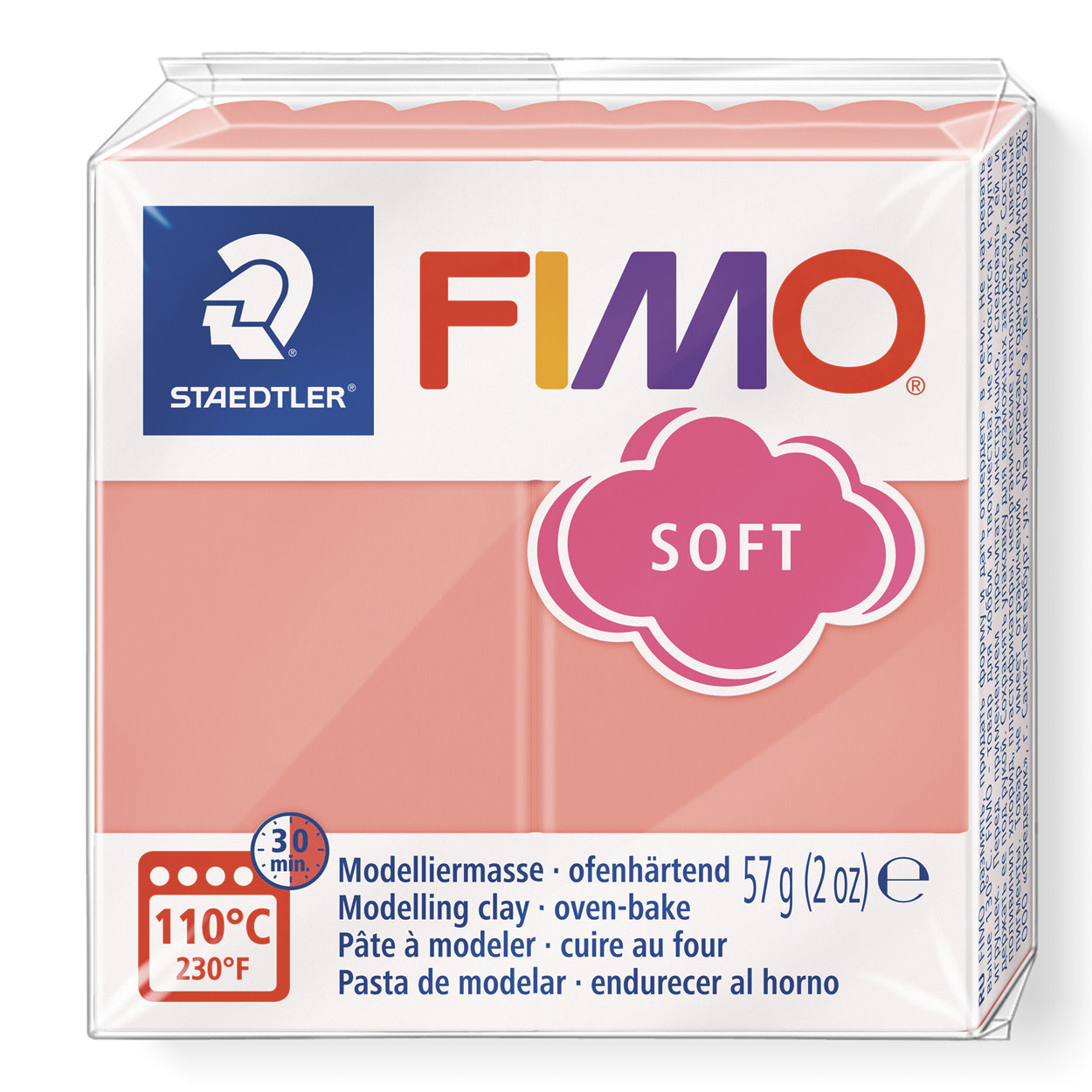 STAEDTLER Fimo Soft 57G Rose Fruit / 8020-T20
