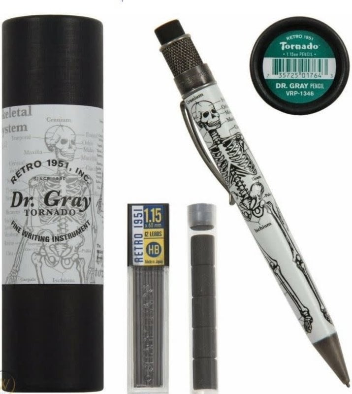 RETRO 51 Mechanical pencil Tornado 1.1 Mm Dr. Gray