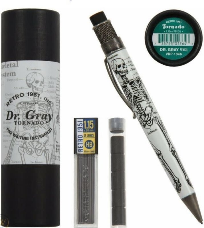 RETRO 51 Porte-mines Tornado 1.1 Mm Dr. Gray