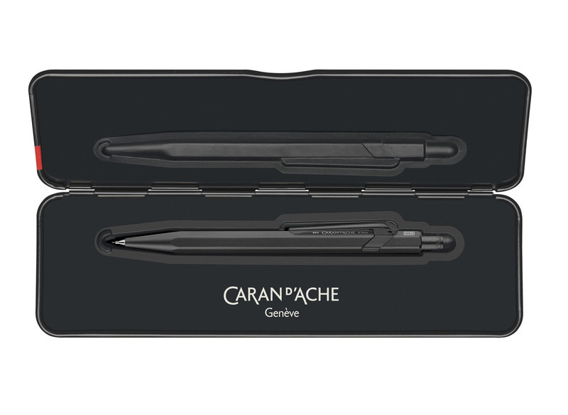 CARAN D'ACHE Porte-mine 0,7mm 844 Black Code avec étui slimpack