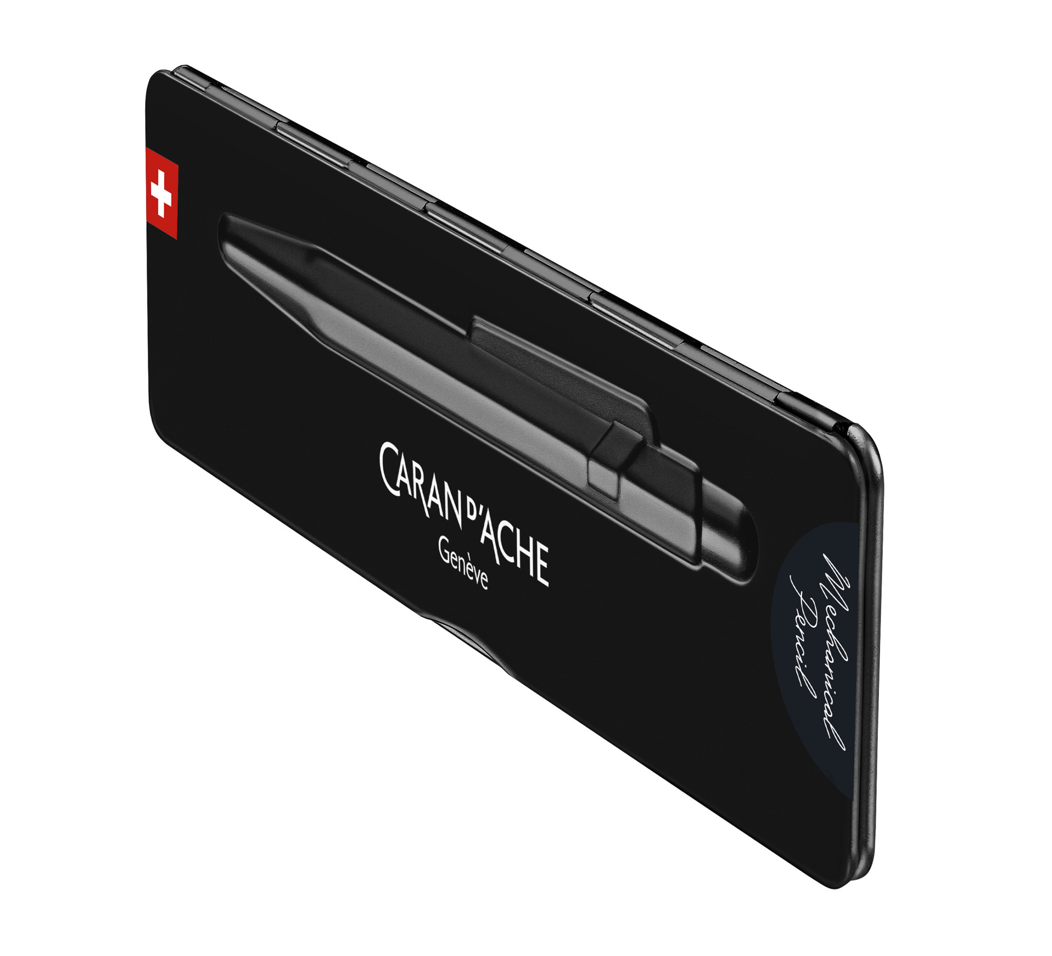 CARAN D'ACHE Porte-mine 0,7mm 844 Black Code avec étui slimpack