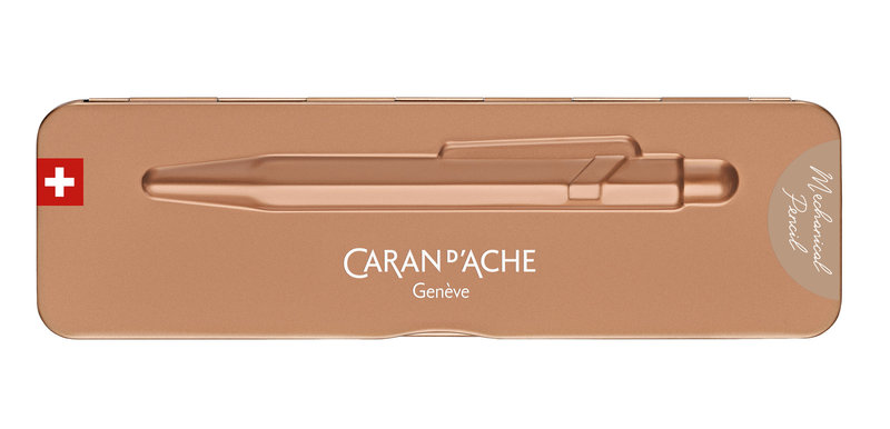 CARAN D'ACHE Mechanical pencil 0,7mm 844 Brut Rosé with slimpack case