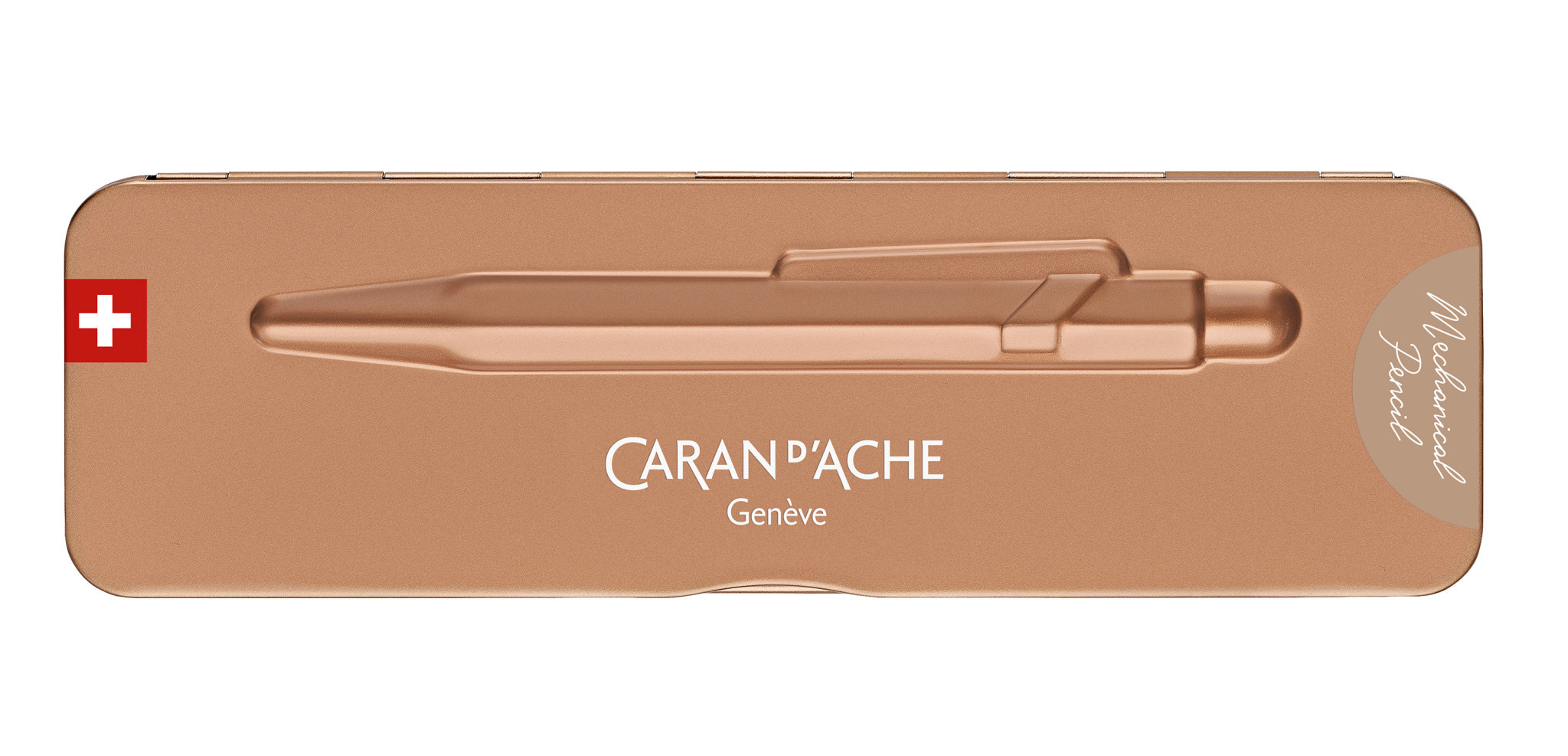 CARAN D'ACHE Porte-mine 0,7mm 844 Brut Rosé avec étui slimpack