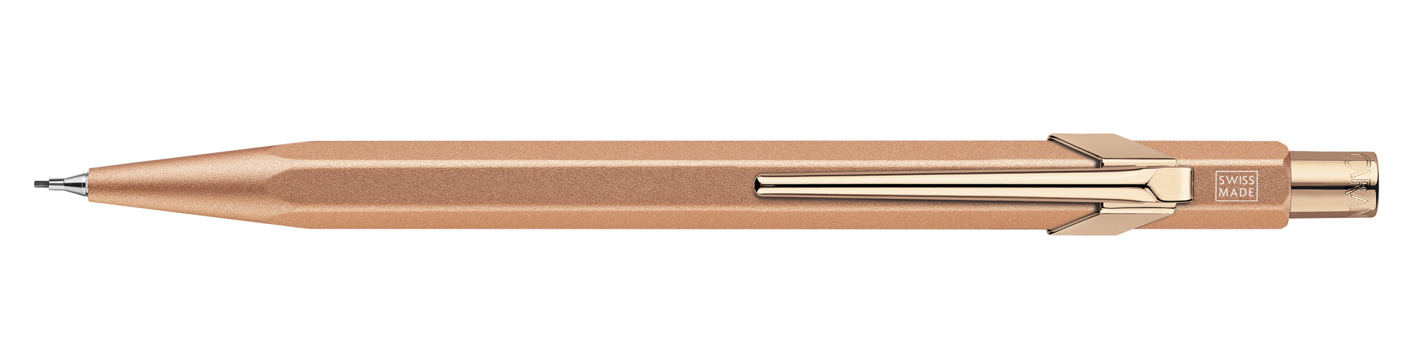 CARAN D'ACHE Porte-mine 0,7mm 844 Brut Rosé avec étui slimpack
