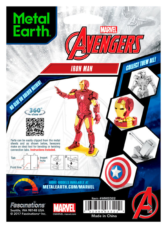 METAL EARTH Maquette Avengers - Iron Man (12x5,7x6,3cm)