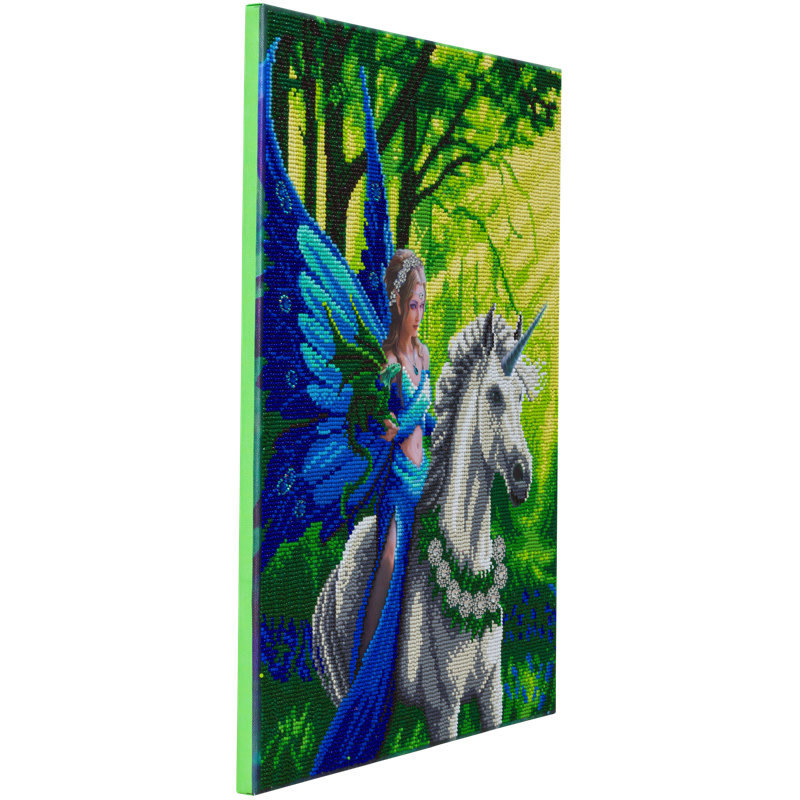 OZ CRYSTAL ART Kit tableau broderie diamant 40x50cm Anne Stokes Balade