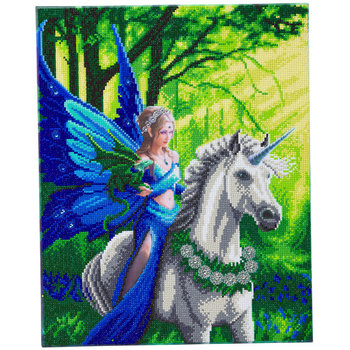 OZ CRYSTAL ART Kit tableau broderie diamant 40x50cm Anne Stokes Balade