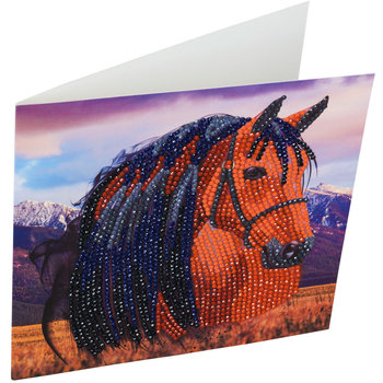 OZ Diamond embroidery card kit 18x18cm Horse