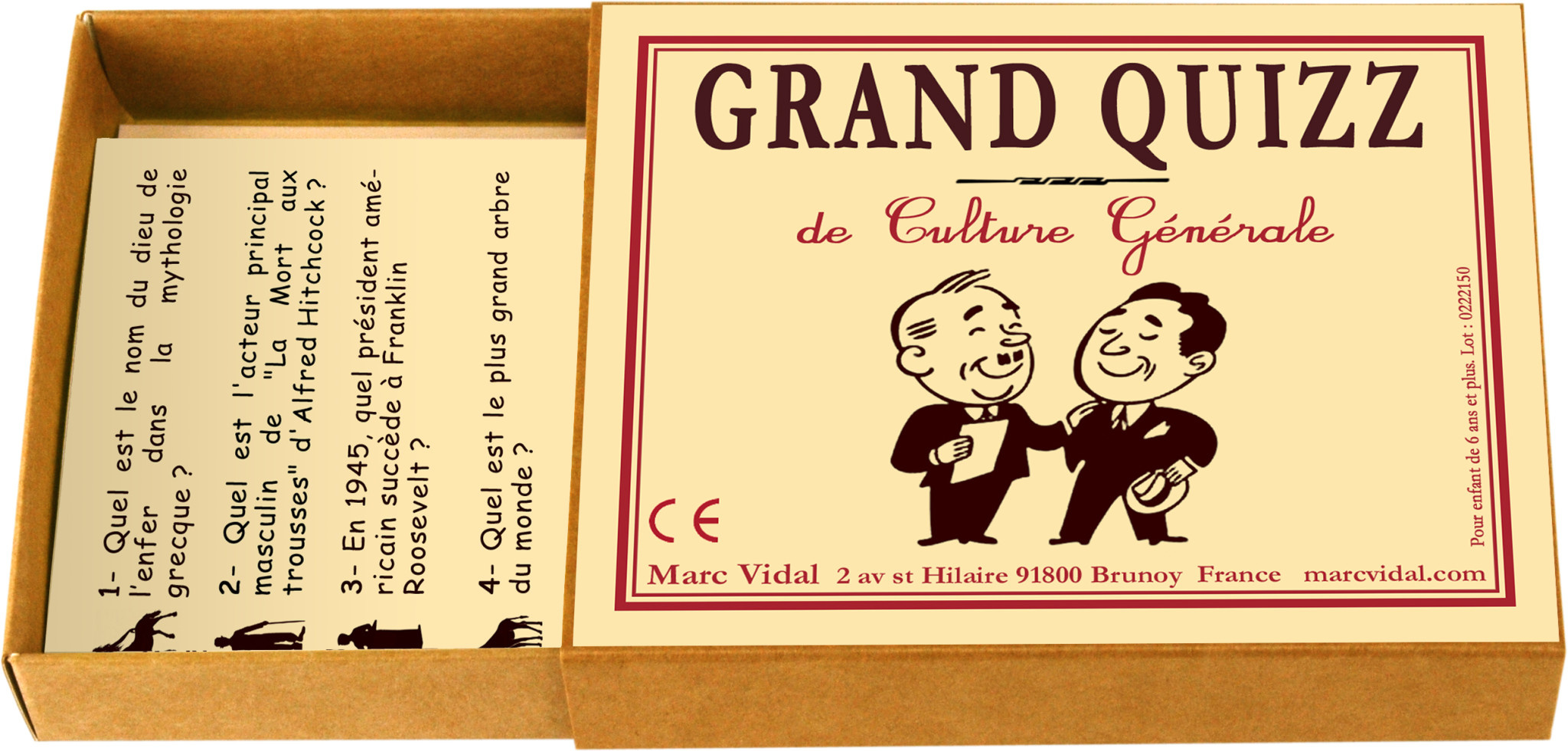 MARC VIDAL Grand Quizz de Culture Générale