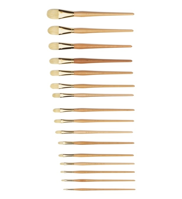 RAPHAEL Brosse Huile D'Artigny N°22 Plate usée bombée