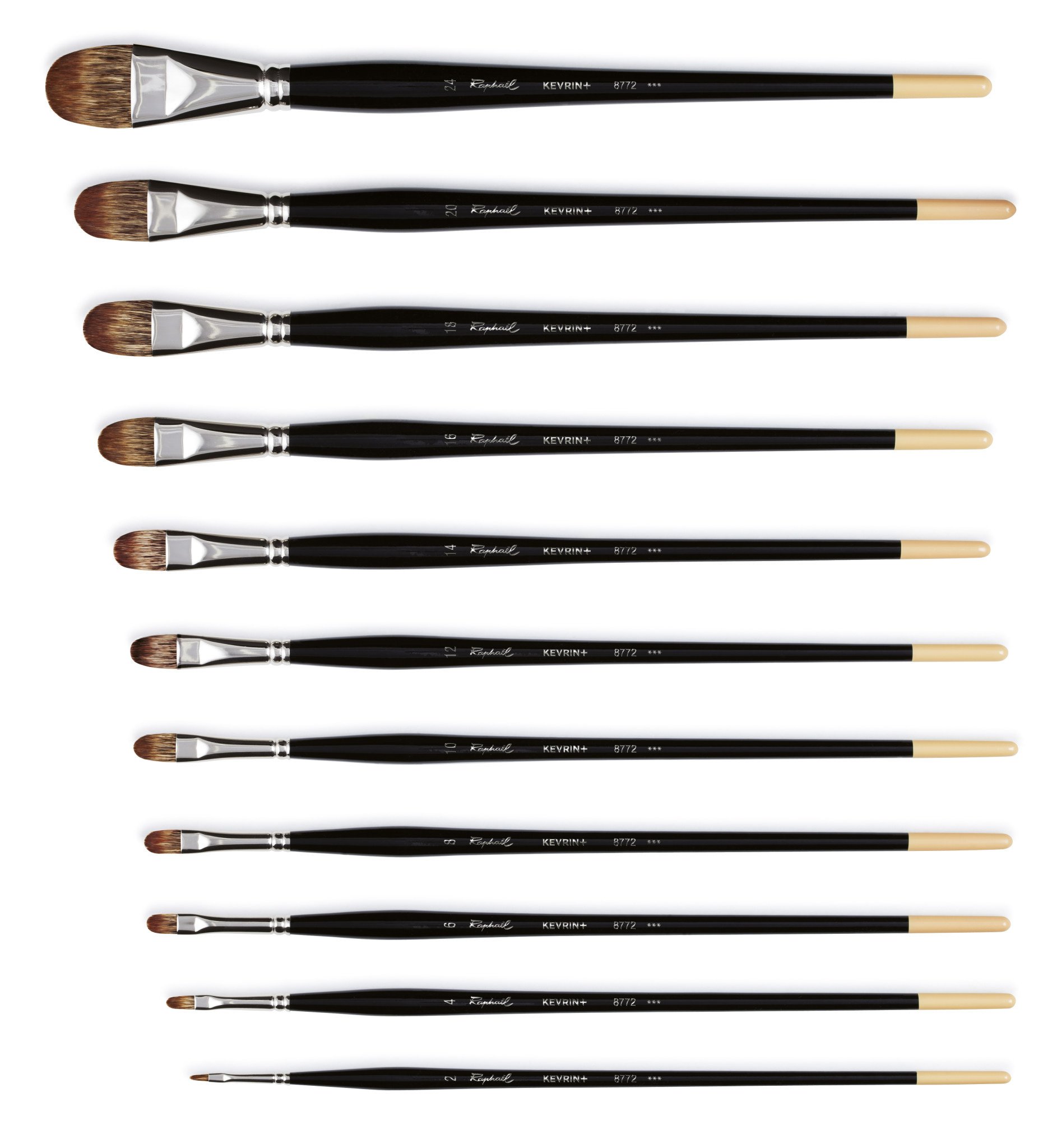 RAPHAEL Brosse Huile Kévrin N°4 Usée bombée