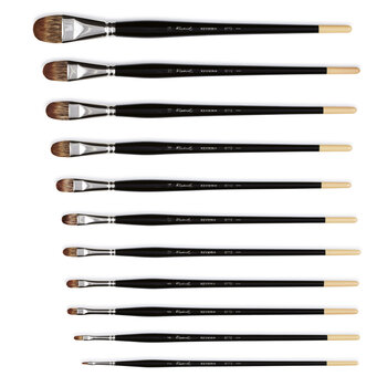 RAPHAEL Brosse Huile Kévrin N°6 Usée bombée