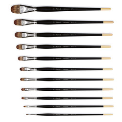 RAPHAEL Brosse Huile Kévrin N°12 Usée bombée