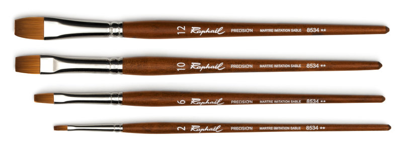 RAPHAEL Precision Watercolor Brush N°2 Flat