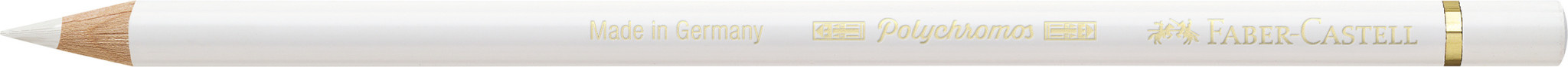 FABER CASTELL Crayon de couleur Polychromos 101, blanc
