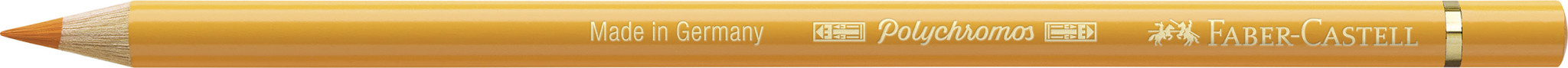 FABER CASTELL Crayon de couleur Polychromos 109, jaune chrome foncé