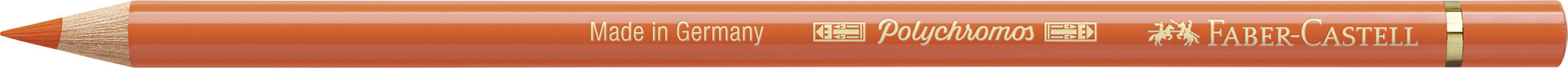 FABER CASTELL Crayon de couleur Polychromos 113, orange transparent
