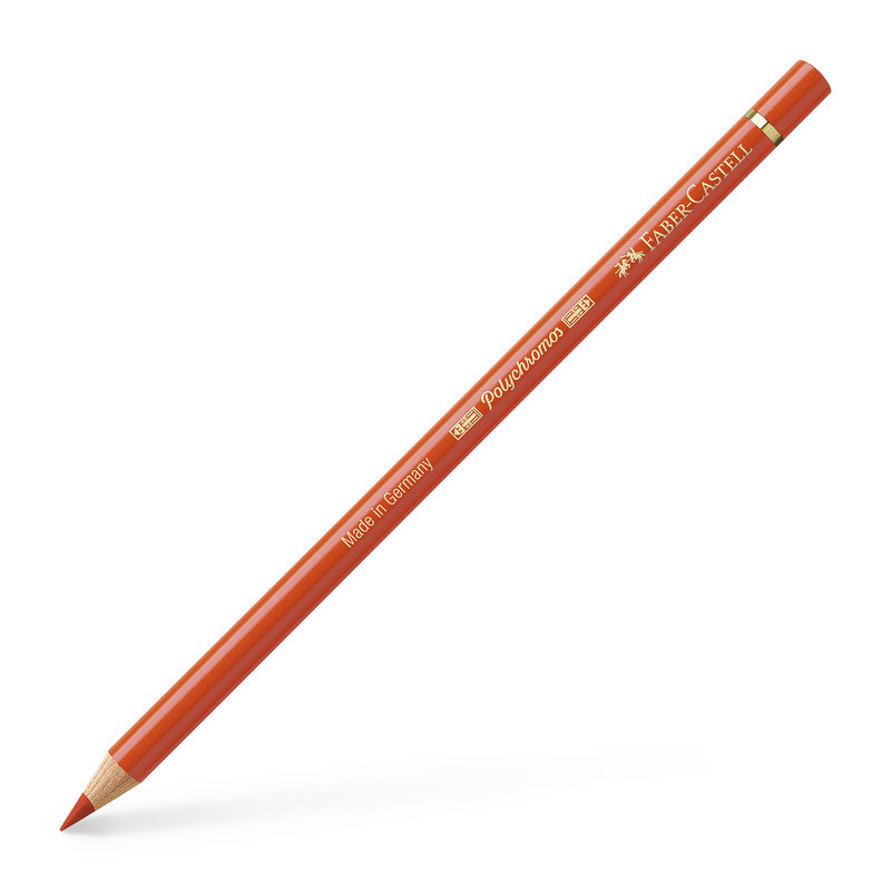 FABER CASTELL Crayon De Couleur Polychromos 115. Orange Cadmium Foncé