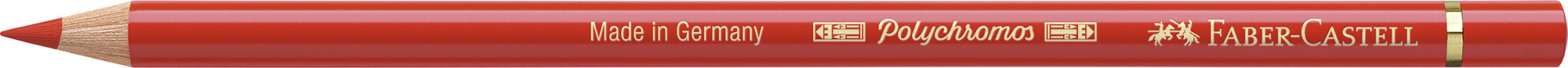 FABER CASTELL Crayon de couleur Polychromos 117, rouge cadmium clair