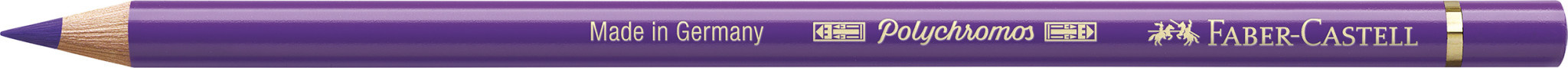 FABER CASTELL Crayon de couleur Polychromos 136, violet pourpre