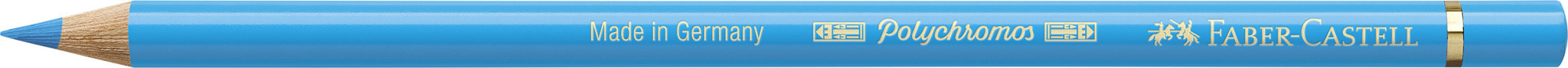 FABER CASTELL Crayon de couleur Polychromos 145, bleu phtalo clair