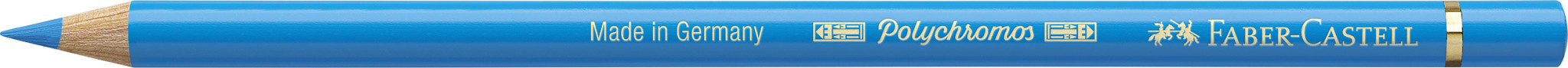 FABER CASTELL Crayon de couleur Polychromos 152, bleu phtalo moyen
