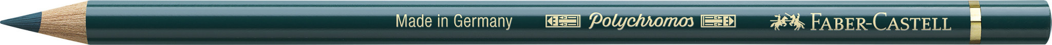 FABER CASTELL Crayon de couleur Polychromos 158, vert cobalt intense