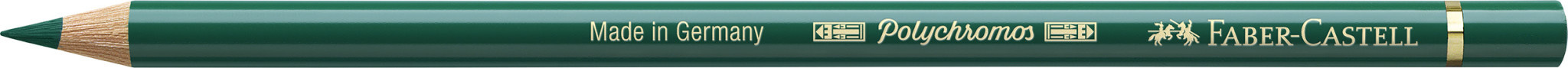 FABER CASTELL Crayon de couleur Polychromos 159, vert Hooker