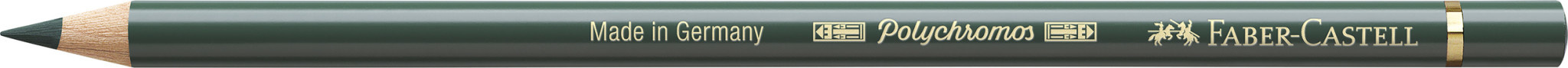 FABER CASTELL Crayon de couleur Polychromos 165, vert genévrier
