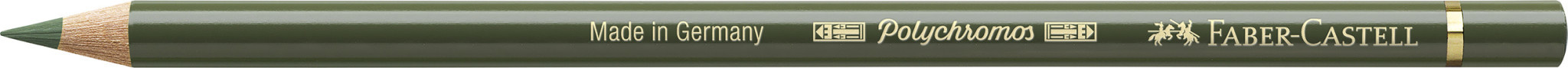 FABER CASTELL Crayon de couleur Polychromos 174, vert oxyde chrome opaque
